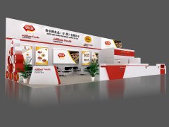 快乐蜂食品展位设计方案